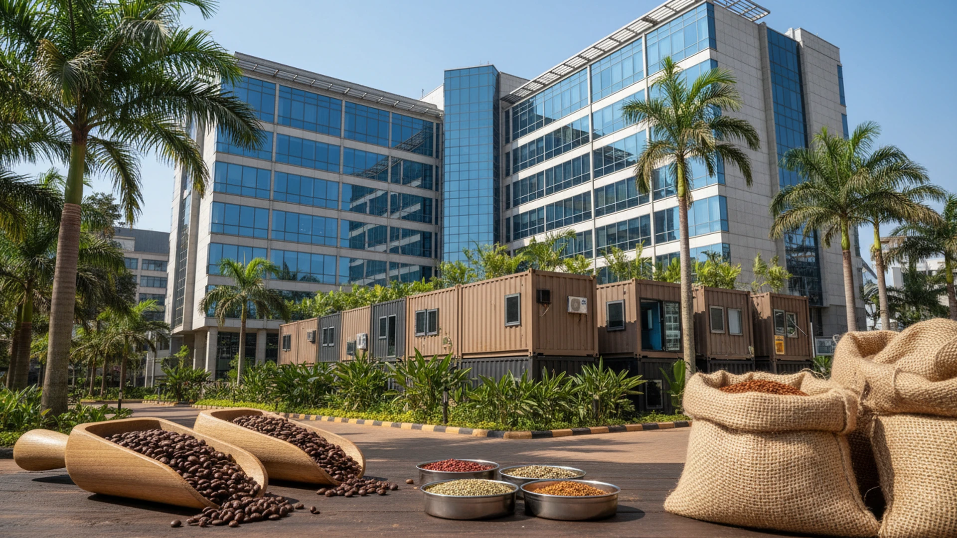 Agro Metal corporate trade headquarters and warehouse processing terminal in Nairobi, Kenya