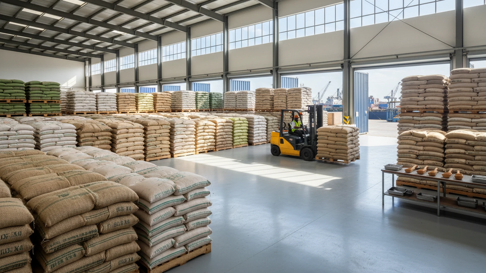 Agro Metal export aggregation warehouse and container loading terminal in East Africa