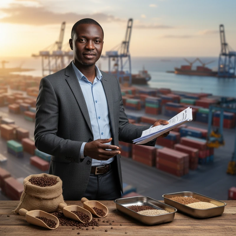 Portrait of Hassan A. Mwinyi, Head of Global Exports at Agro Metal