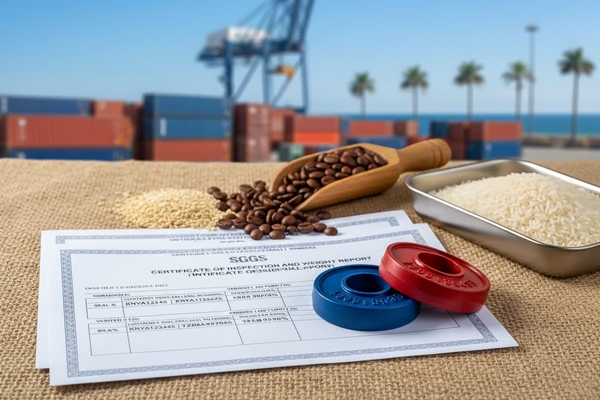 SGS and Intertek pre-shipment quality and weight inspection certificate