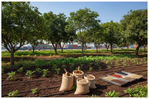 Regenerative intercropping and drip irrigation techniques in East Africa