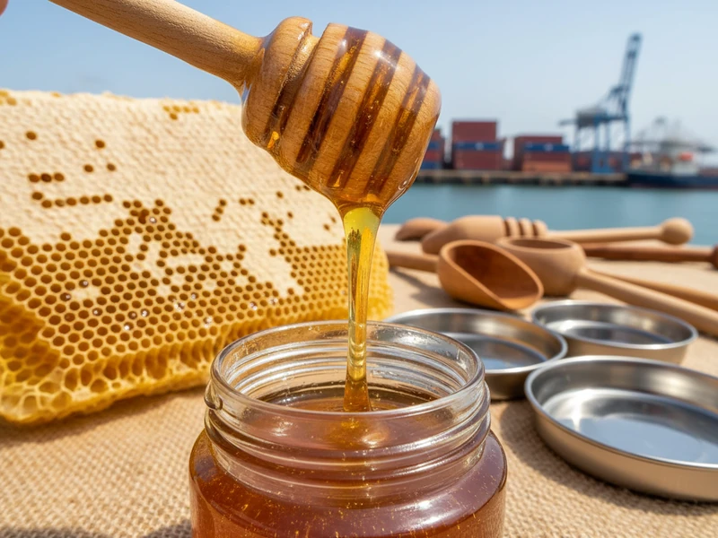 Golden raw multifloral forest honey