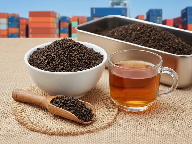 CTC black tea granules
