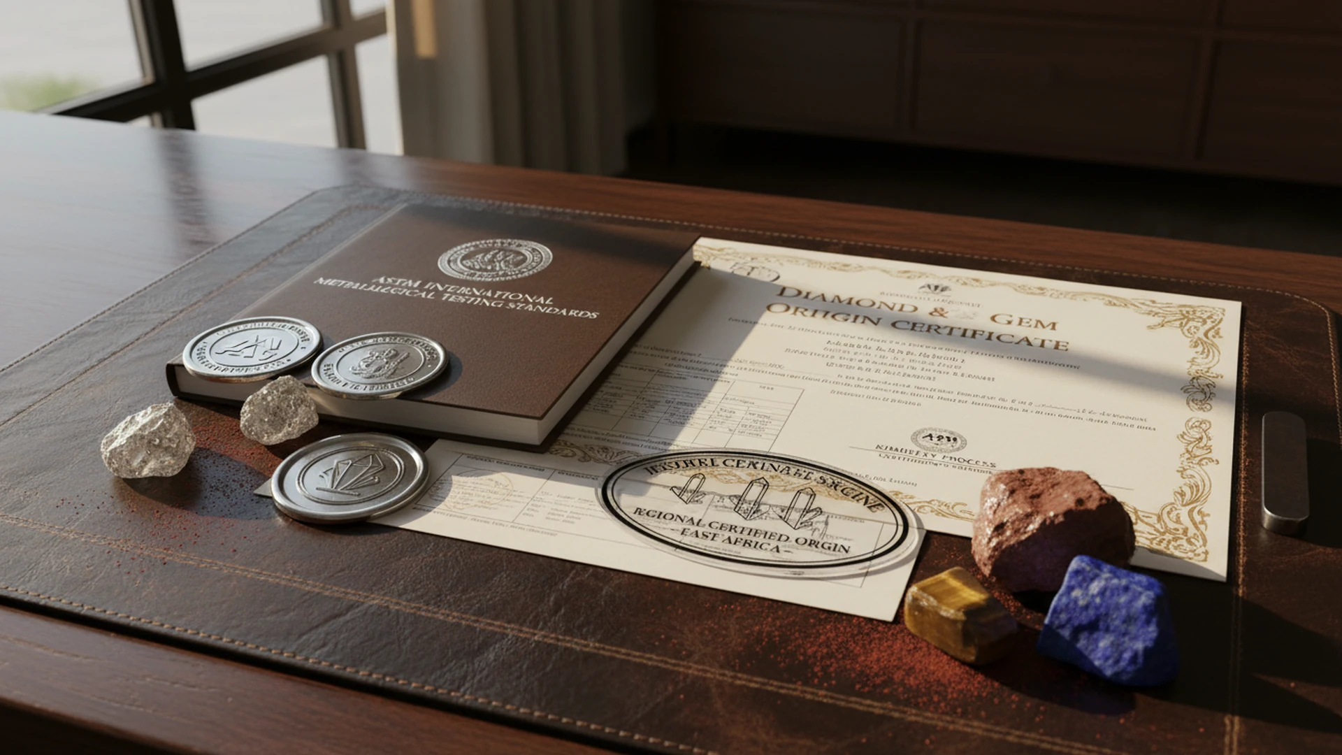 Mineral regulatory inspection and export compliance verification