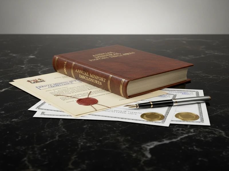 Financial disclosures and statutory mineral royalty compliance