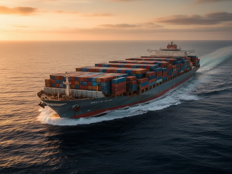 CIF ocean freight container vessel transporting mineral commodities across ocean lanes