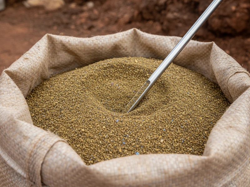 Fine copper sulphide flotation concentrate in bulk container