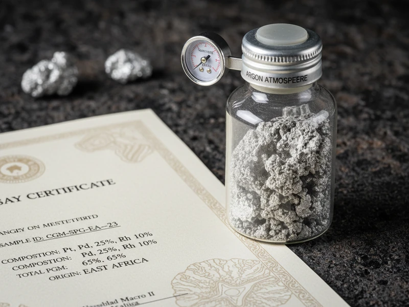 Industrial platinum group metals sponge in sealed container