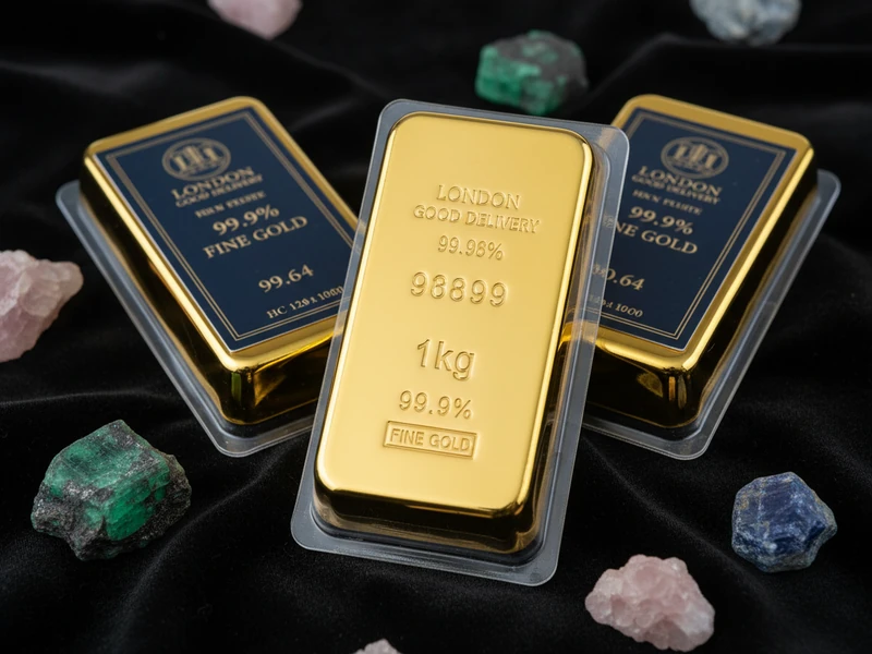 High purity 99.99% gold bullion bars with serial numbers